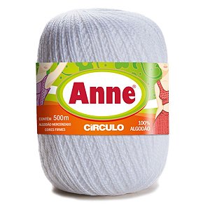 Linha Anne Circulo 500m Cor - Branco 8001