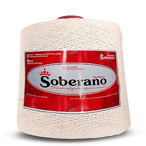 Barbante Eco Brasil Soberano 1kg fio 8 Cru