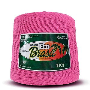 Barbante Eco Brasil Soberano 1kg fio 8 Pink