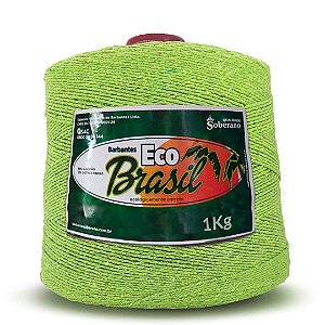 Barbante Eco Brasil Soberano 1kg Fio 8 - Verde Limão