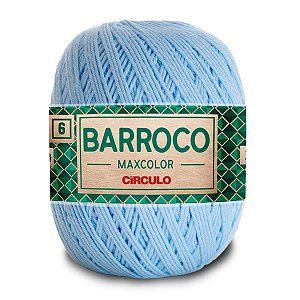 Barbante Barroco Maxcolor 400g Circulo N6 - Azul Candy 2012