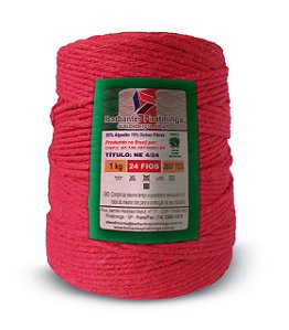 Barbante 1kg Piratininga 24 Fios Cor - Vermelho Macramê