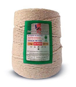 Barbante 1kg Piratininga 24 Fios Cor Café com Leite Macramê