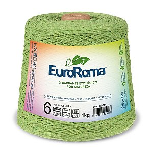 Barbante EuroRoma 1kg Fio 6 Verde Limão