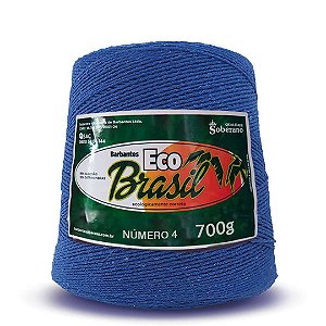 Barbante Eco Brasil Soberano 700g Fio 4 Azul Royal