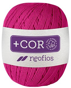 Barbante Neofios + Cor - 100% Algodão 200g - Fio 6 - Pink