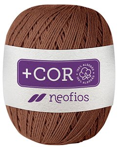 Barbante Neofios + Cor 100% Algodão 200g Fio 6 Chocolate