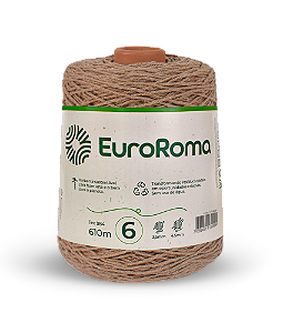 Barbante Euroroma 600g Fio 6 Cor Bege