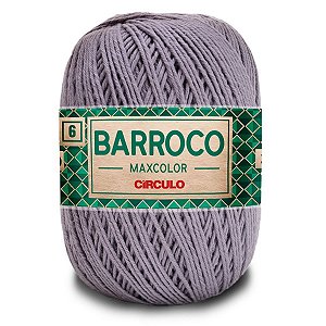 Barbante Barroco Maxcolor 400g Circulo N6 - Chumbo 8336