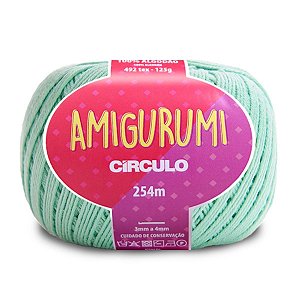 Linha Amigurumi Circulo 254m Cor Neo Mint 5743