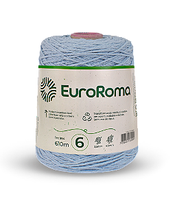 Barbante Euroroma 600g Fio 6 Cor - Azul Bebê