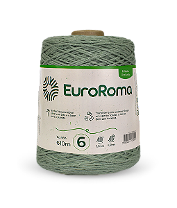 Barbante Euroroma 600g Fio 6 Cor Esmeralda