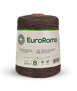 Barbante Euroroma 600g Fio 8 Cor - Marrom