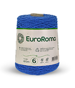 Barbante Euroroma 600g Fio 6 Cor Azul Royal