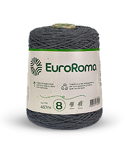 Barbante Euroroma 600g Fio 8 Cor - Chumbo