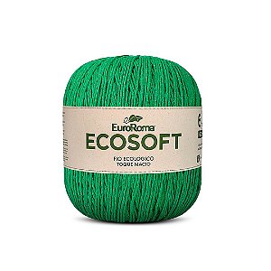 Barbante Ecosoft Euroroma N6 452m - Verde Bandera