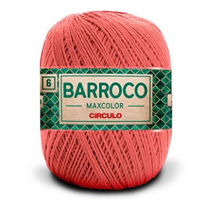 Barbante Barroco Maxcolor 400g Circulo N6 Coral Vivo 4004