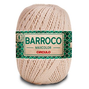 Barbante Barroco Maxcolor 400g Circulo N6 - Porcelana 7684
