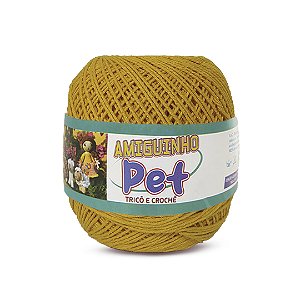 Linha Amigurumi Amiguinho Pet 255m Cor Amarelo Ouro