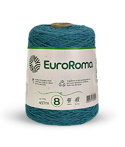 Barbante Euroroma 600g Fio 8 Cor - Azul Petróleo