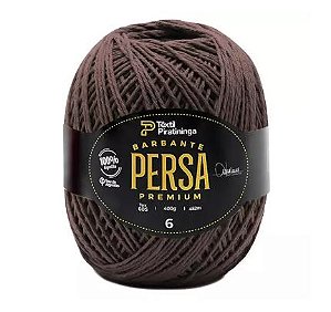 Barbante Persa Premium Têxtil Piratininga 400g N6 - Marrom