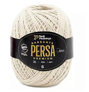 Barbante Persa Premium Têxtil Piratininga N6 400g Cru