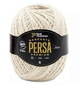 Barbante Persa Premium Têxtil Piratininga 400g N6 - Cru