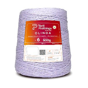 Barbante Olinda Colorido FIO 6  600g Lilás Claro