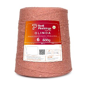 Barbante Olinda Colorido FIO 6  600g Ferrugem