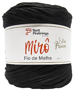 Fio de Malha Mirô Premium Têxtil Piratininga 270g - Preto