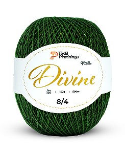 Barbante Divine Fio 8/4 Têxtil Piratininga 150g 500m - Verde Escuro