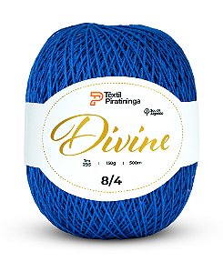 Barbante Divine Fio 8/4 Têxtil Piratininga 150g 500m - Azul Royal