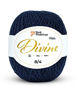 Barbante Divine Fio 8/4 Têxtil Piratininga 150g 500m - Azul Marinho