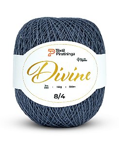 Barbante Divine Fio 8/4 Têxtil Piratininga 150g 500m Azul Jeans