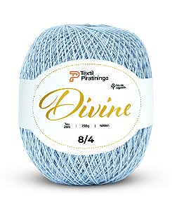 Barbante Divine Fio 8/4 Têxtil Piratininga 150g 500m Azul Claro