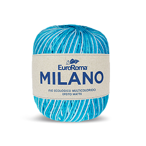Barbante Milano Multicolor Euroroma 200g Azul Piscina