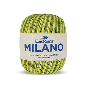 Barbante Milano Multicolor Euroroma 200g - Verde Oliva