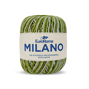 Barbante Milano Multicolor Euroroma 200g - Verde Limão