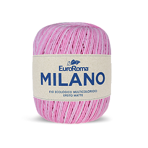 Barbante Milano Multicolor Euroroma 200g Rosa