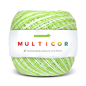 Barbante Multicolor Têxtil Piratininga 200g Verde Limão