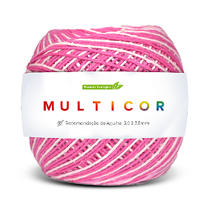 Barbante Multicolor Têxtil Piratininga 200g - Pink
