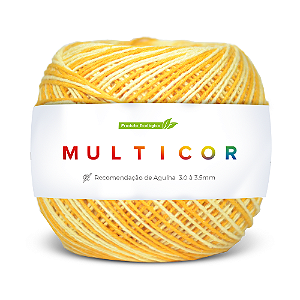 Barbante Multicolor Têxtil Piratininga 200g - Amarelo