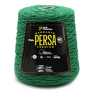 Barbante Persa Premium Têxtil Piratininga 800g N6 - Verde Bandeira