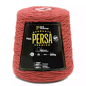 Barbante Persa Premium Têxtil Piratininga n6 800g Goiaba
