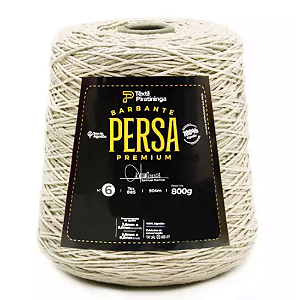 Barbante Persa Premium Têxtil Piratininga n6 800g Cru