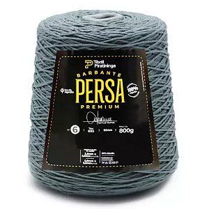 Barbante Persa Premium Têxtil Piratininga n6 800g Cinza