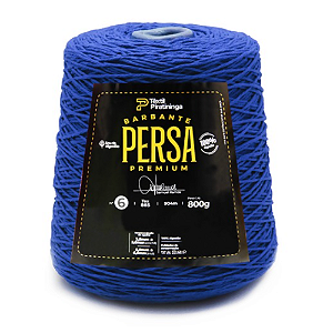 Barbante Persa Premium Têxtil Piratininga n6 800g Azul Royal