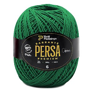Barbante Persa Premium Têxtil Piratininga 200g N6 - Verde Bandeira