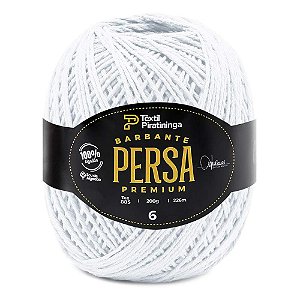 Barbante Persa Premium Têxtil Piratininga 200g N6 - Branco
