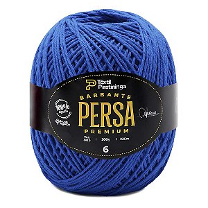 Barbante Persa Premium Têxtil Piratininga 200g N6 - Azul Royal